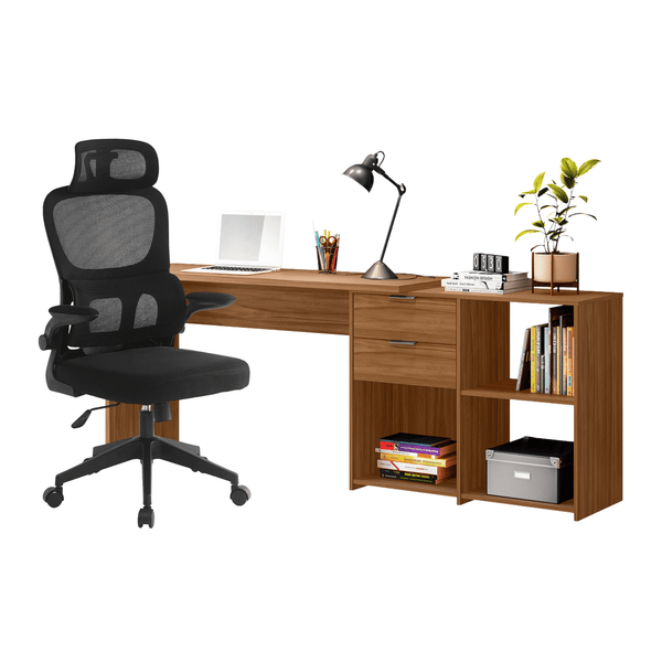 Combo Escritorio Cenni Café + Silla Master