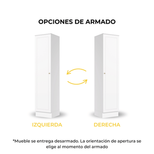 Mueble de Cocina Despensa Americana Blanco