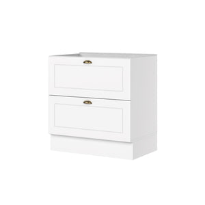 Mueble de Cocina Base 2 Cajones Americana Natural