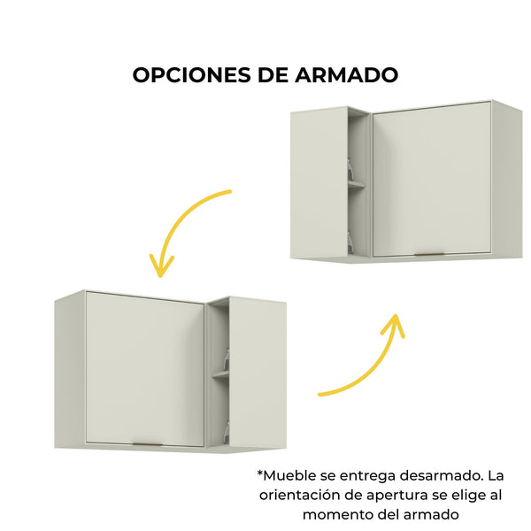 Mueble Cocina Aéreo Esquinero Fineze Arena