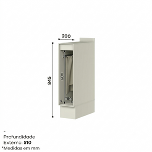 Mueble Cocina Toallero Fineze Arena
