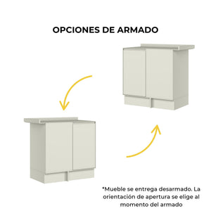 Mueble Cocina Base Esquinero Fineze Arena