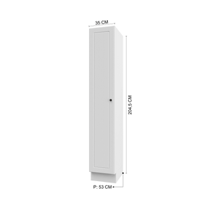 Mueble Cocina Despensa 1P 35 cm ECO Blanco