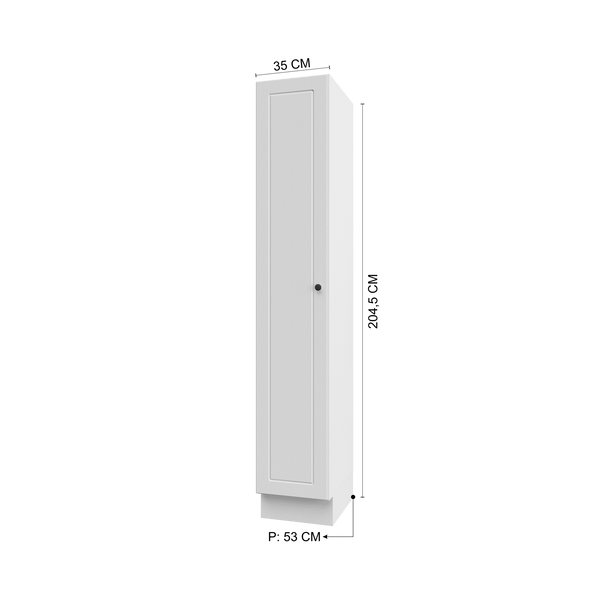 Mueble Cocina Despensa 1P 35 cm ECO Blanco