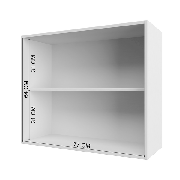 Mueble Cocina Aéreo 2P 80 cm ECO Blanco
