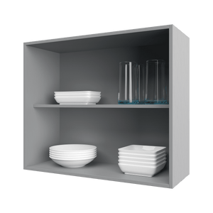 Mueble Cocina Aéreo 2P 80 cm ECO Gris