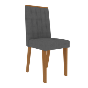 Juego Comedor Dante 6 Sillas Grafito