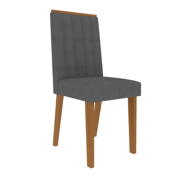 Juego Comedor Dante 6 Sillas Grafito
