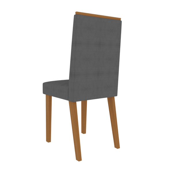 Juego Comedor Dante 6 Sillas Grafito