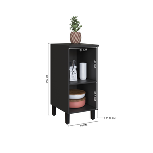 Mueble Cocina Base 1P 40 cm Delta Gris