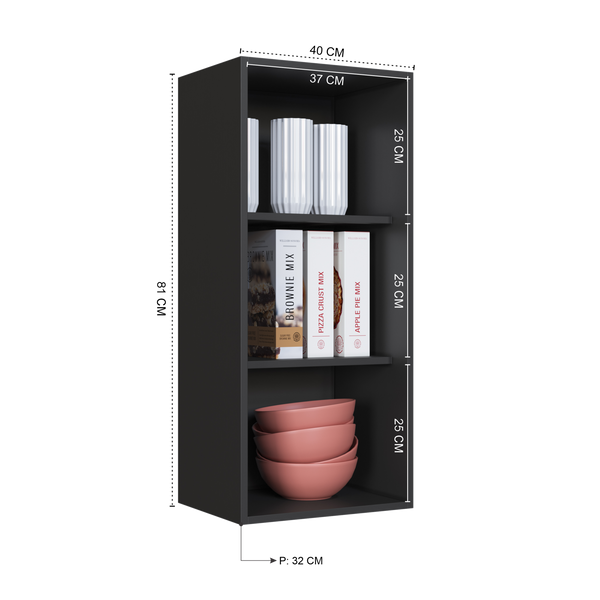 Mueble Cocina Aéreo 1P 40 cm Delta Gris
