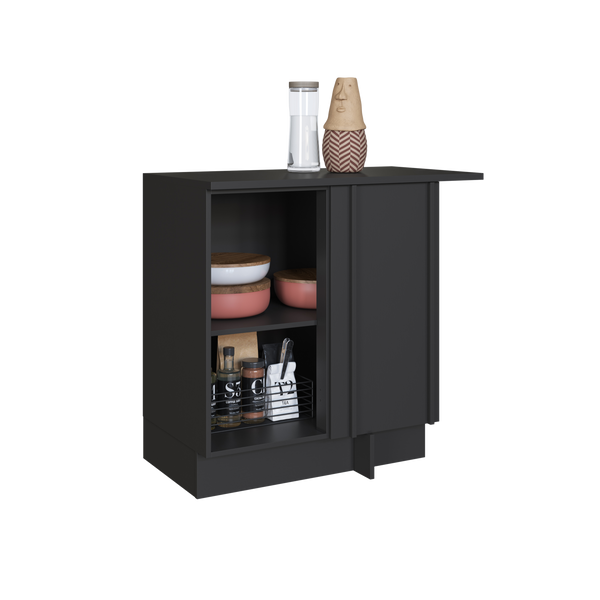 Mueble Cocina Base Esquinero Delta Gris