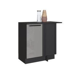 Mueble Cocina Base Esquinero Delta Gris
