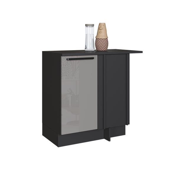 Mueble Cocina Base Esquinero Delta Gris