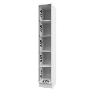 Mueble Cocina Despensa 1P 35 cm ECO Blanco