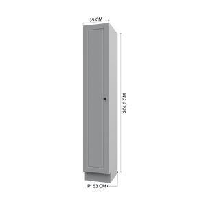 Mueble Cocina Despensa 1P 35 cm ECO Gris