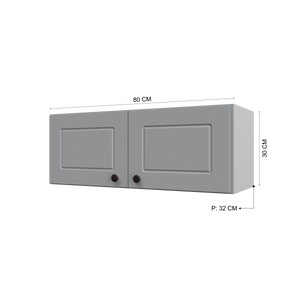 Mueble Cocina Aéreo 80 cm ECO Gris