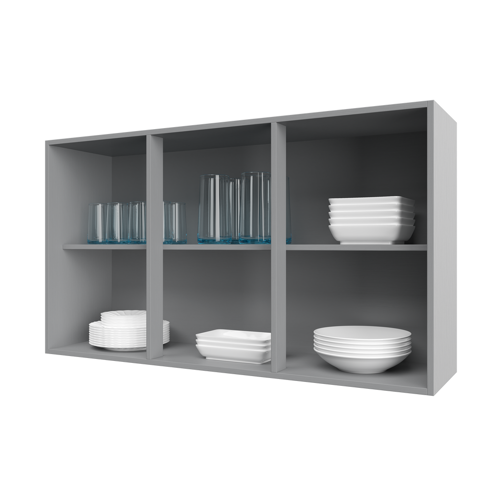 Mueble Cocina Aéreo 3P 120 cm ECO Gris