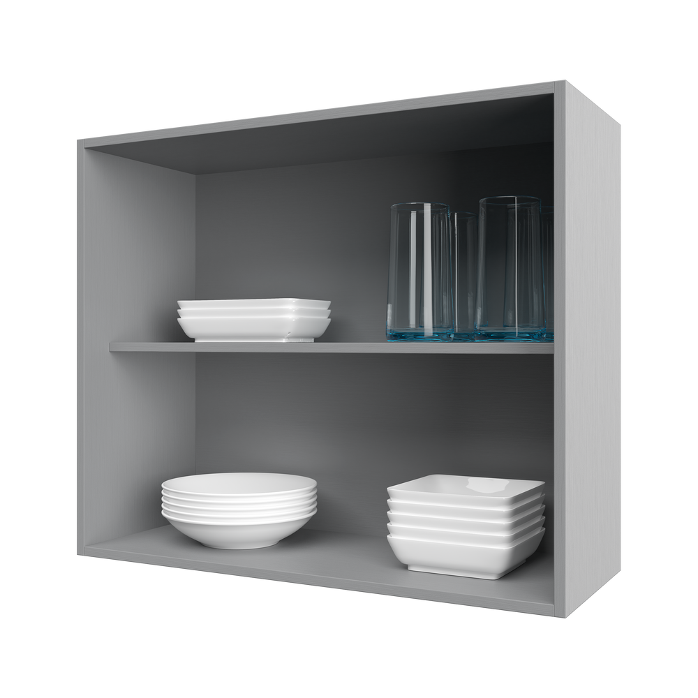Mueble Cocina Aéreo 2P 80 cm ECO Gris