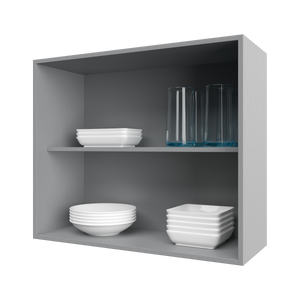 Mueble Cocina Aéreo 2P 80 cm ECO Gris