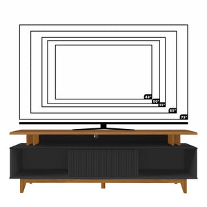 Rack de Tv Lucerna 75" Negro