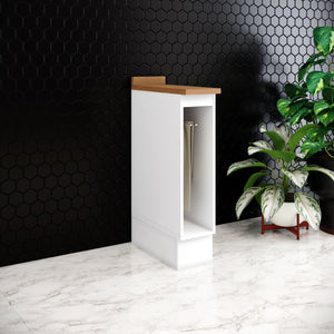 Mueble de Cocina Toallero Americana Blanco/Natural
