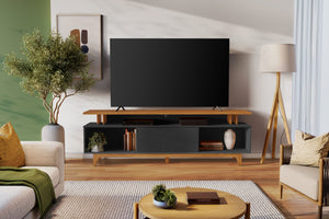 Rack de Tv Lucerna 75" Negro