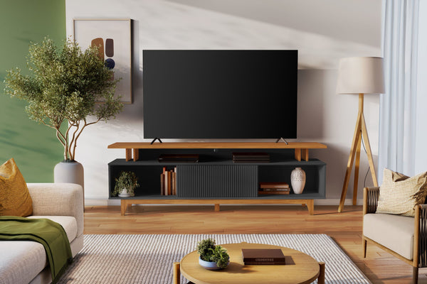 Rack de Tv Lucerna 75" Negro