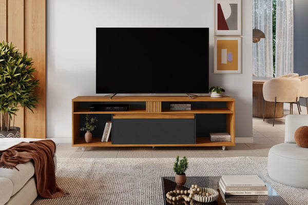 Rack de Tv Basilea 75" Negro
