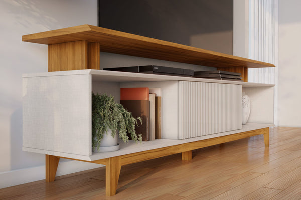 Rack de Tv Lucerna 75" Off White