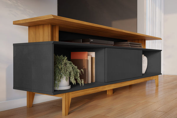 Rack de Tv Lucerna 75" Negro