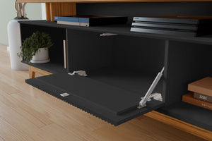 Rack de Tv Lucerna 75" Negro