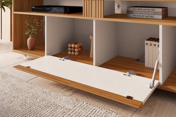 Rack de Tv Basilea 75" Off white