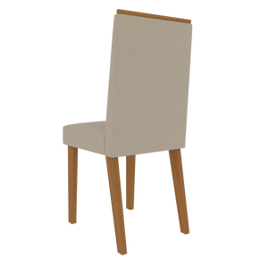 Juego Comedor Enzo 6 Sillas Off white