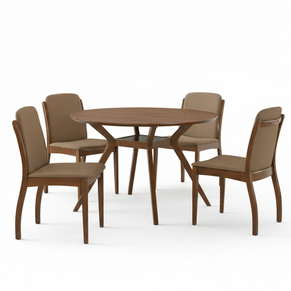 Juego De Comedor 4 Sillas Menphis Café