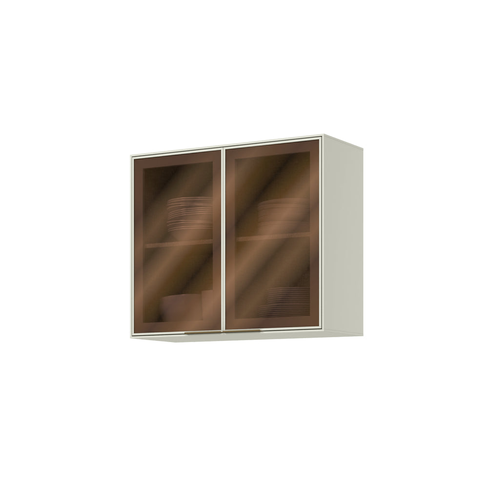 Mueble Cocina Aéreo 2P Vidrio 80 cm Fineze Arena