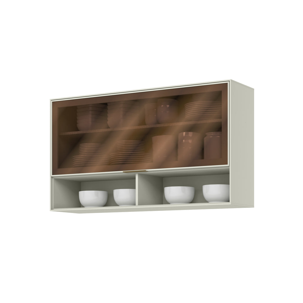 Mueble Cocina Aéreo 1P Vidrio 120 cm Fineze Arena