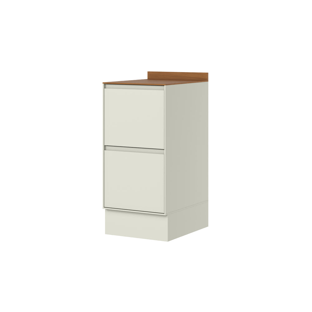 Mueble Cocina Base 2 Cajones 40 cm Fineze Canela