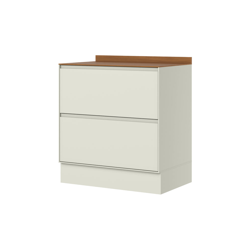 Mueble Cocina Base 2 Cajones 80 cm Fineze Canela
