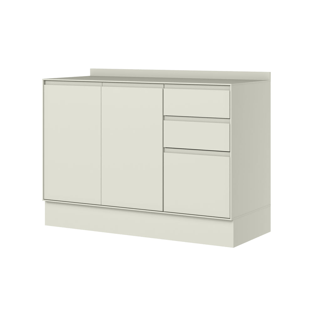 Mueble Cocina Base 3 Pta. 2 Caj. 120 cm Fineze Arena