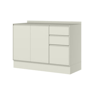 Mueble Cocina Base 3 Pta. 2 Caj. 120 cm Fineze Arena