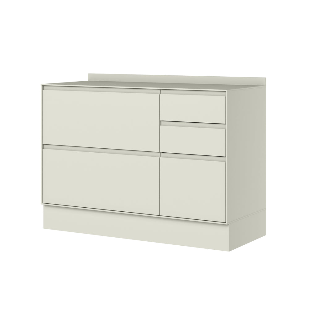 Mueble Cocina Base 1 Pta. 4 Caj. 120 cm Fineze Arena