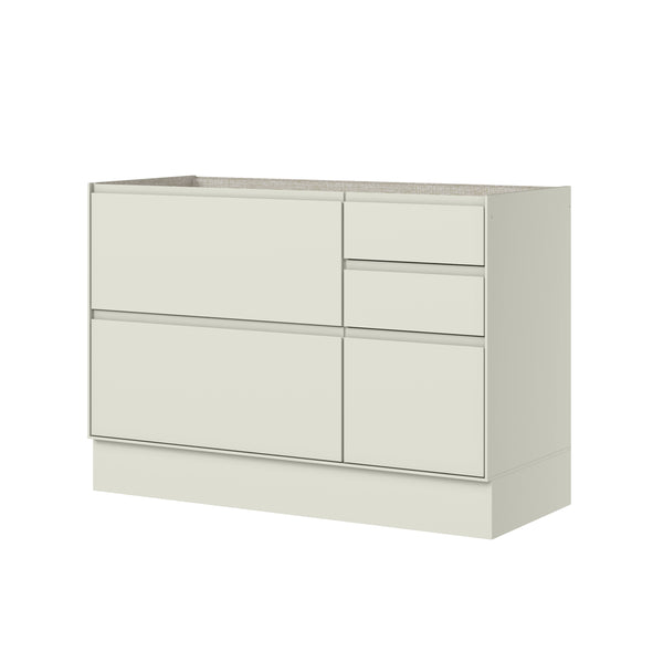 Mueble Cocina Base 1 Pta. 4 Caj. 120 cm Fineze Canela