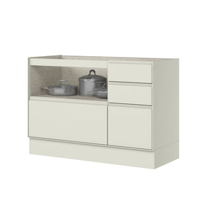 Mueble Cocina Base 1 Pta. 4 Caj. 120 cm Fineze Canela