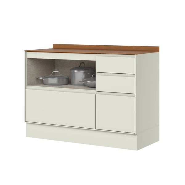Mueble Cocina Base 1 Pta. 4 Caj. 120 cm Fineze Canela