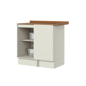 Mueble Cocina Base Esquinero Fineze Canela