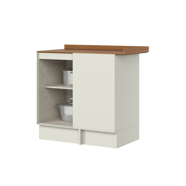 Mueble Cocina Base Esquinero Fineze Canela