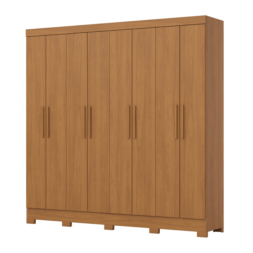 Closet Aria 8 Puertas 4 Cajones Canela