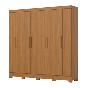 Closet Aria 8 Puertas 4 Cajones Canela