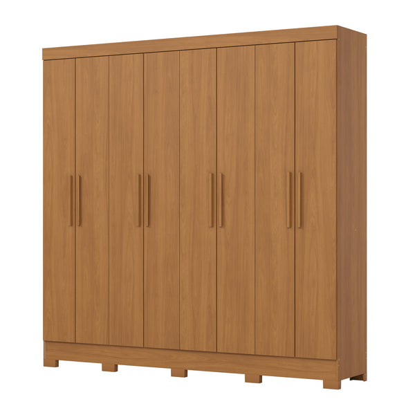 Closet Aria 8 Puertas 4 Cajones Canela
